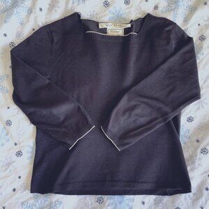 Max Studio Stretchy Silk Sweater Small